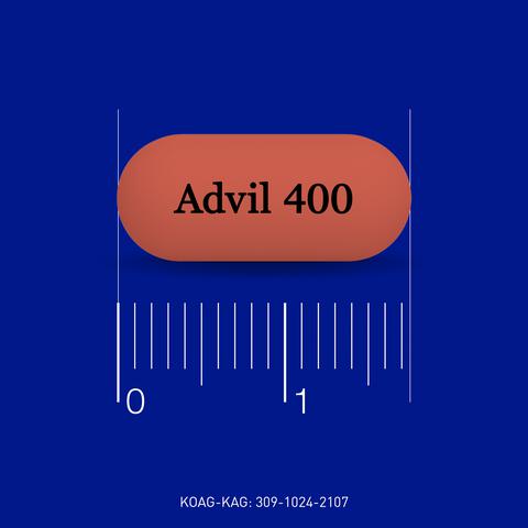 Advil Reliva Forte Oval-Tabs 400 MG Ibuprofen voor Pijn en Koorts 20 stuks