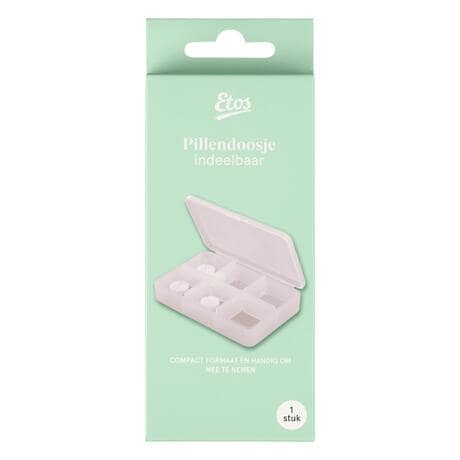 Etos Pillendoosje Indeelbaar