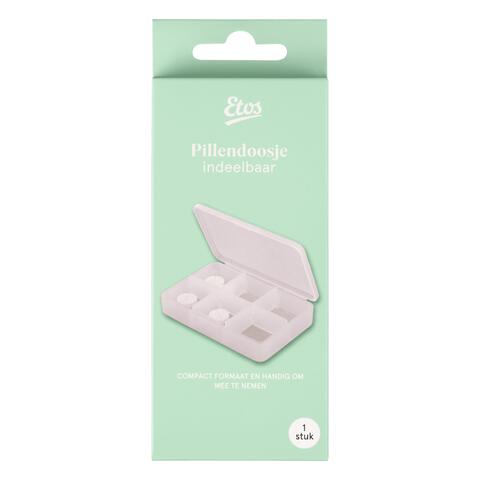 Etos Pillendoosje Indeelbaar