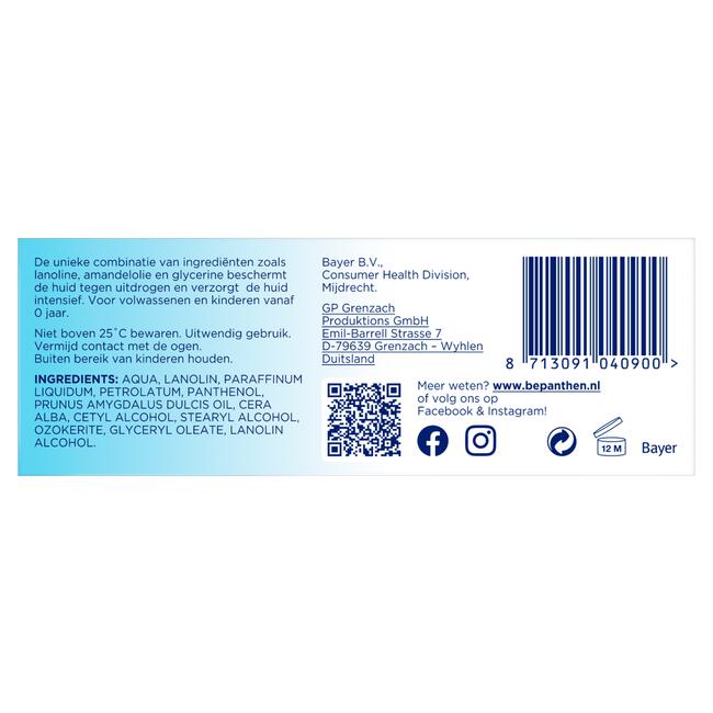Bepanthen Beschermende Zalf 50 GR