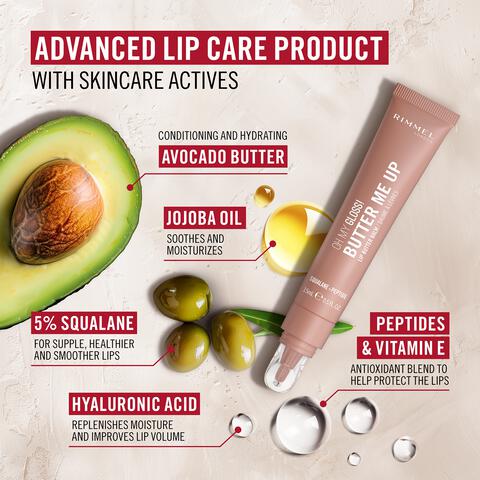 Rimmel Oh My Gloss Butter Me Up Lip Butter 007 Cappuccino