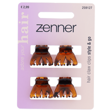Zenner Haarklem mini 4x