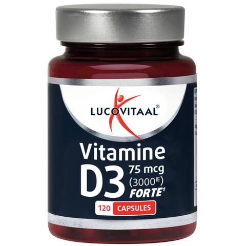 Lucovitaal Vitamine D3 75 MCG (3000IE) Forte Capsules 120 stuks