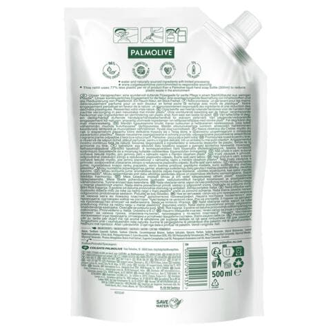 Palmolive Naturals Handzeep Melk- en Amandel Navul 500ml