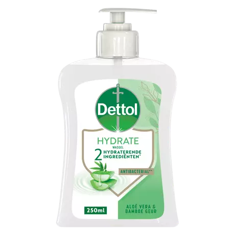 Dettol Hydrate Aloë Vera & Bamboe Antibacteriële Handzeep 250 ML
