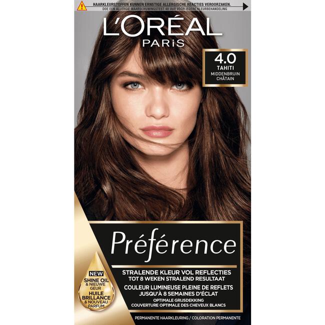 L'Oréal Paris Préférence Permanente Haarverf 4 Tahiti
