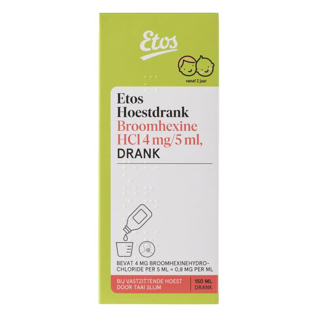 Etos Kind Hoestdrank Broomhexine HCI 4 MG/5 ML