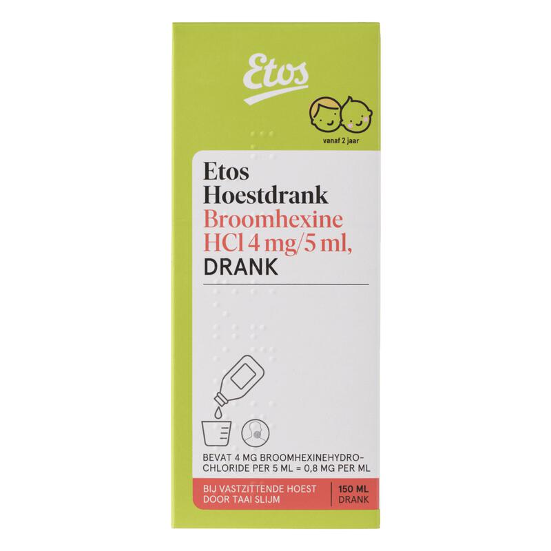 Etos Kind Hoestdrank Broomhexine HCI 4 MG 5 ML
