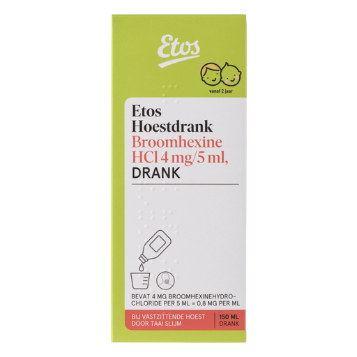 Etos Kind Hoestdrank Broomhexine HCI 4 MG 5 ML