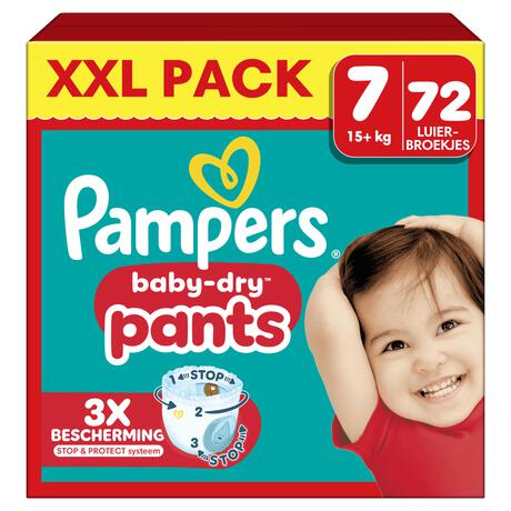 Pampers Baby Dry Pants XXL Pack Luierbroekjes Maat 7 15+ KG 72 Stuks