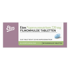 Etos Naproxennatrium 220 mg Omhulde Tabletten