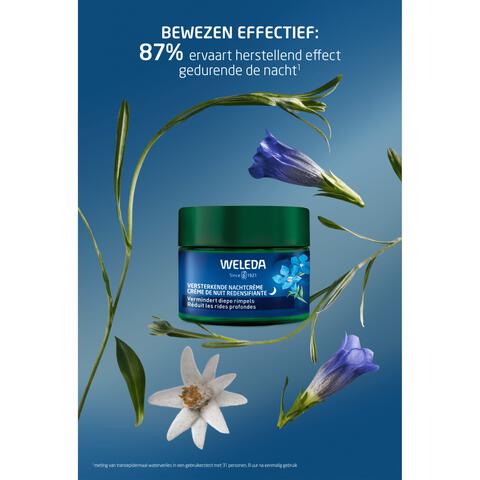 Weleda Blauwe Gentiaan & Edelweiss Versterkende Nachtcrème 40 ML