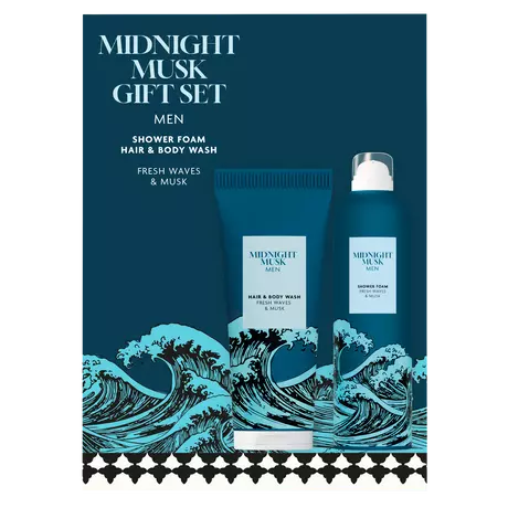 Etos Midnight Musk Giftset Hair Body Wash + Foam