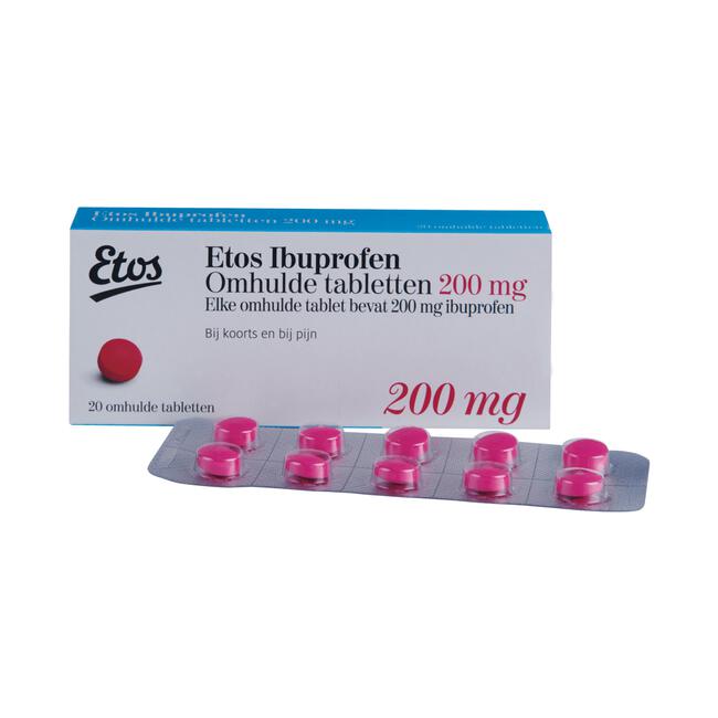 Etos Ibuprofen 200 mg Omhulde Tabletten