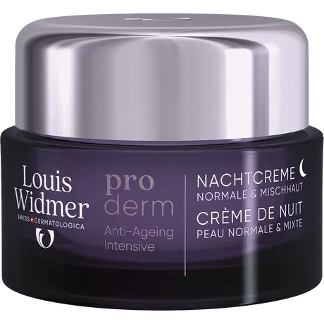 Louis Widmer Proderm Nachtcrème Zonder Parfum 50 ML