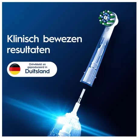 Oral-B Cross Action Opzetborstels Wit 8 Stuks