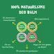 Happy Earth 100% Natuurlijke Bergamot Deodorant Balm 45 gram