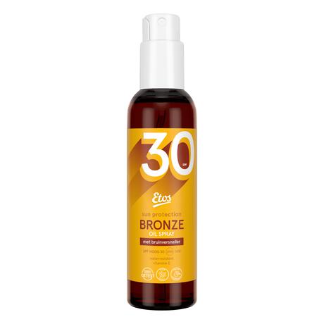 Etos Zonnebrand Olie Spray Met Bronzer SPF30 200 ML