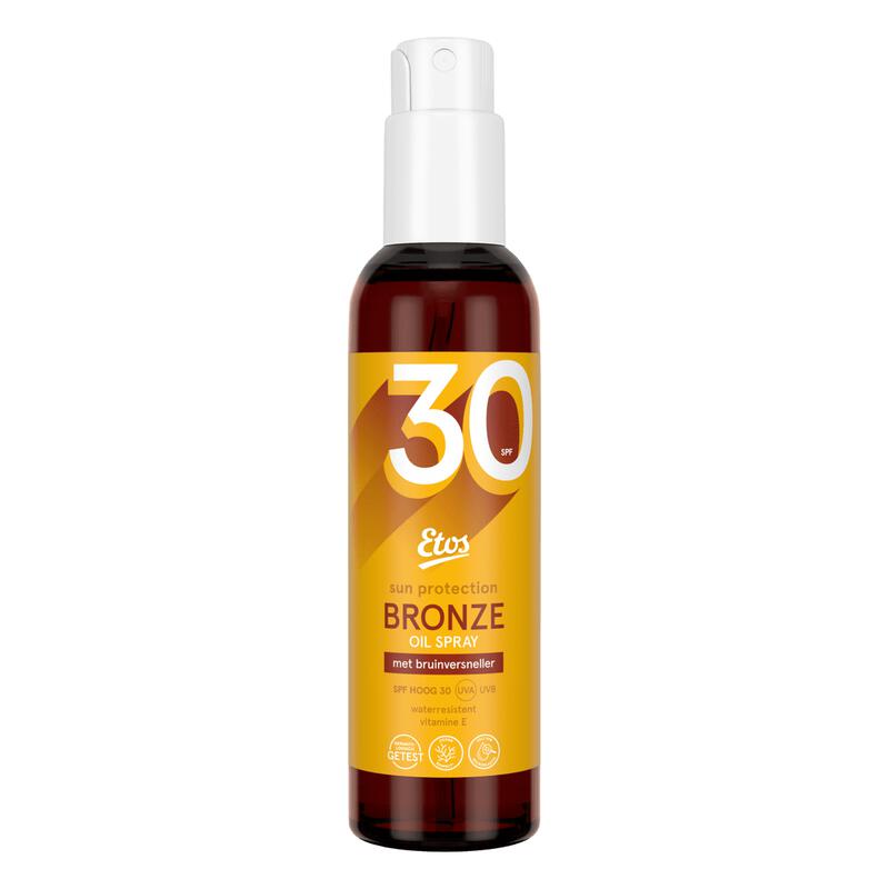 Etos Zonnebrand Olie Spray Met Bronzer SPF30 200 ML