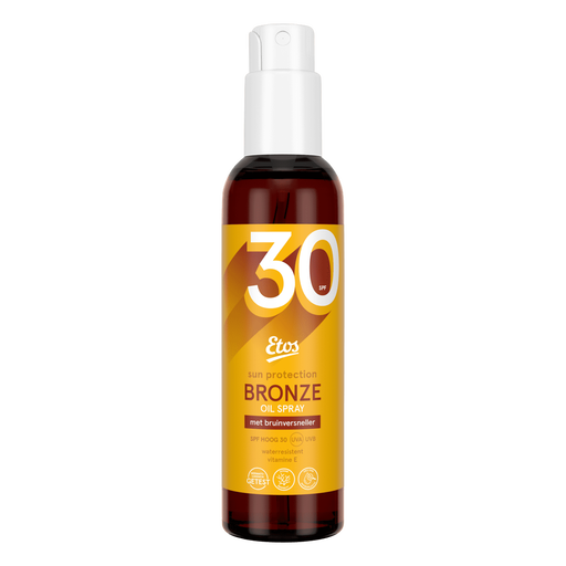 Etos Zonnebrand Olie Spray Met Bronzer SPF30 200 ML