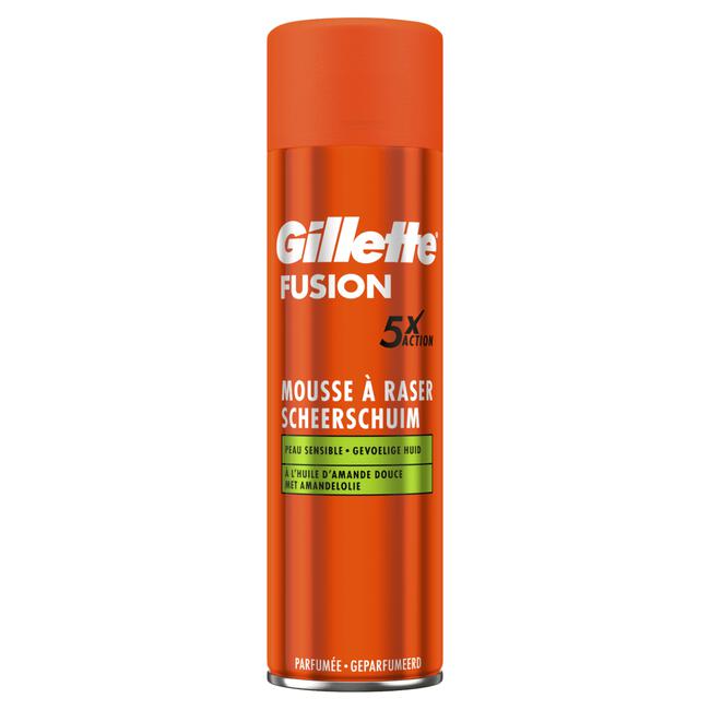 Gillette Fusion Scheerschuim Gevoelige Huid 250 ML