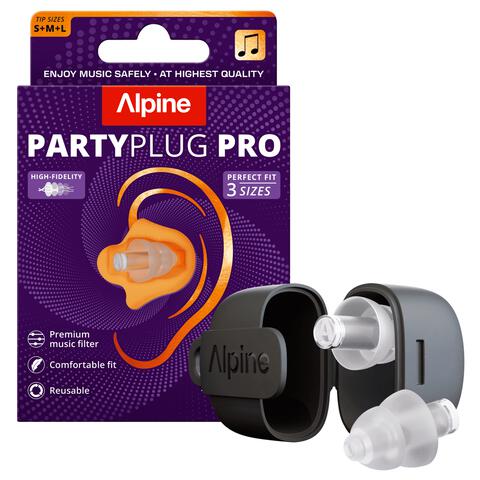 Alpine PartyPlug Pro Oordoppen Transparant 1 Paar 