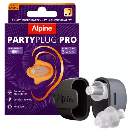 Alpine PartyPlug Pro Oordoppen Transparant 1 Paar&nbsp;