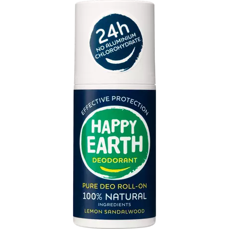 Happy Earth 100% Natuurlijke Men Protect Deodorant Roller 75 ML