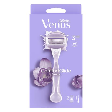 Gillette Venus ComfortGlide Breeze Scheersysteem + 2 Navulmesjes
