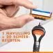 Gillette Fusion5 Navulmesjes 20 stuks