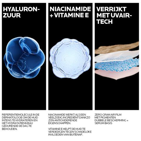 La Roche-Posay Anthelios Uvair Zonnebrand Serum SPF50+ Medium 50 ML