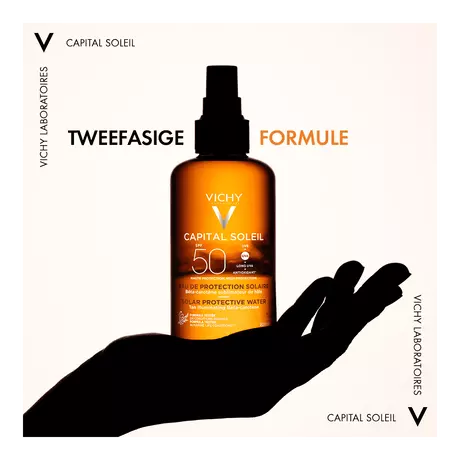 Vichy Capital Soleil Zonbeschermend Water Bruine Teint SPF30 200 ML