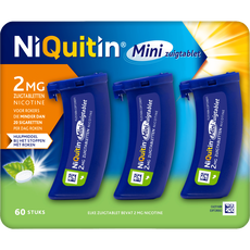 NiQuitin 2mg Minizuigtabletten 60 stuks
