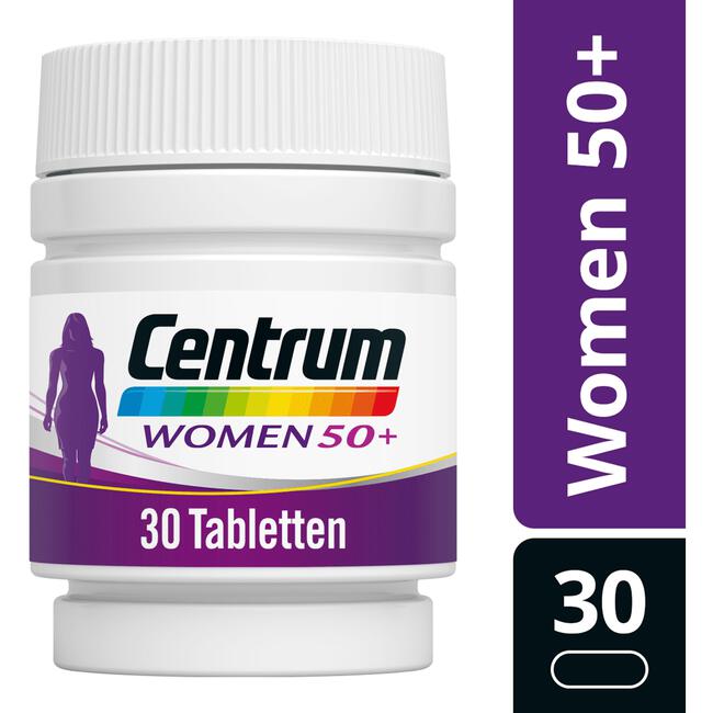 Centrum Women 50+ Multivitaminen Tabletten 30 stuks