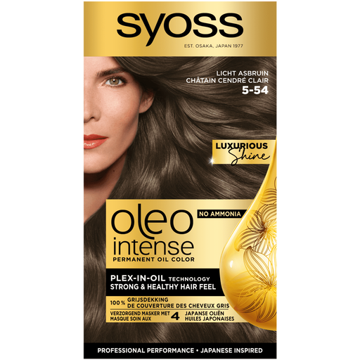 Syoss Oleo Intense 5-54 Licht Asbruin