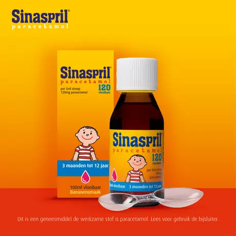 Sinaspril Vloeibaar Paracetamol 120 MG 100 ML