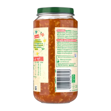 Olvarit Tomaat Witvis Pasta 12+ Maanden 250 gram