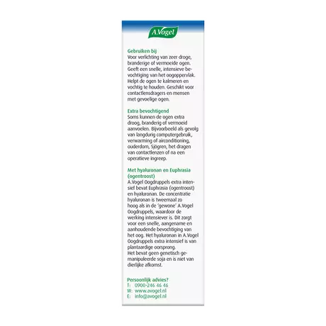 A.Vogel Oogdruppels Extra Intensief Bij Zeer Droge Ogen Druppels 10 ML