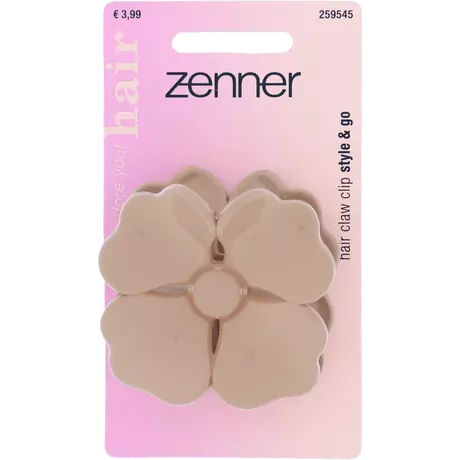 Zenner Haarklem Bloem Glimmend Beige