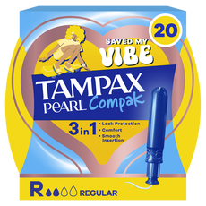 Tampax Pearl Compak Regular Tampons Met Inbrenghuls 20 stuks