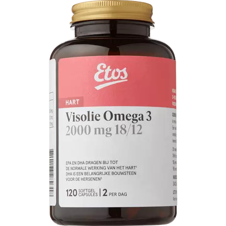 Etos Visolie Omega 3 2000 MG 18/12 Capsules 120 stuks