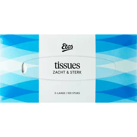 Etos Zacht & Sterk 3-Laags Tissues 100 stuks