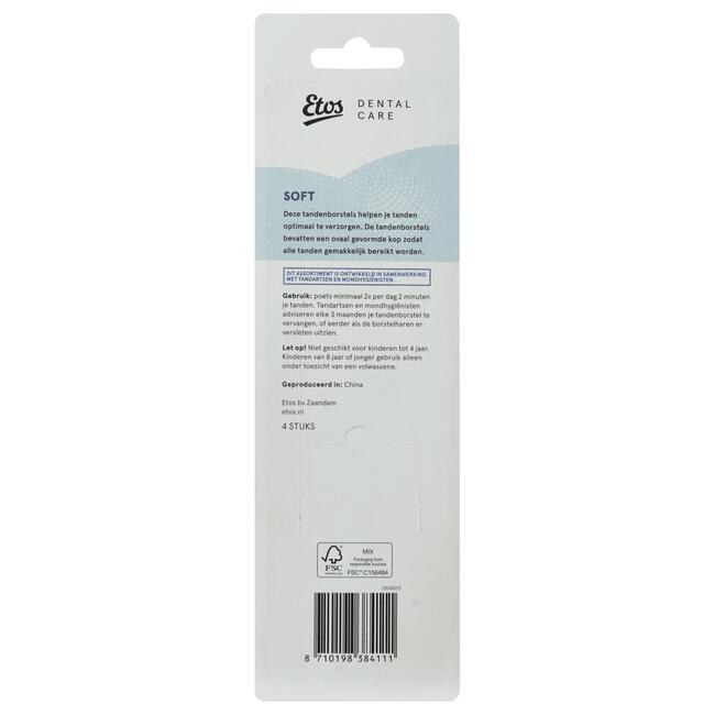 Etos Dental Care Tandenborstel Soft