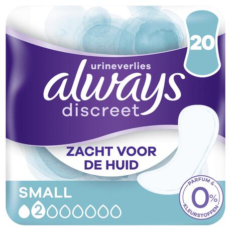 Always Discreet Incontinentieverband 0 parfum Small