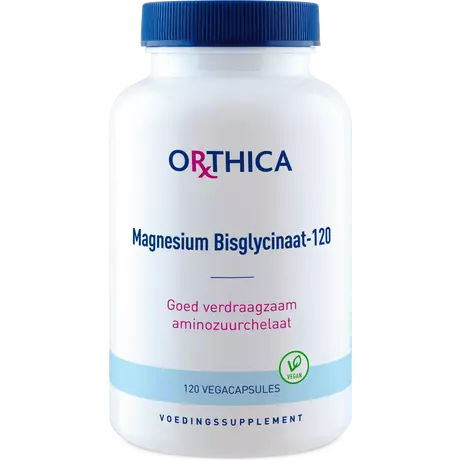Orthica Magnesium Bisglycinaat Vegan Capsules 120 stuks