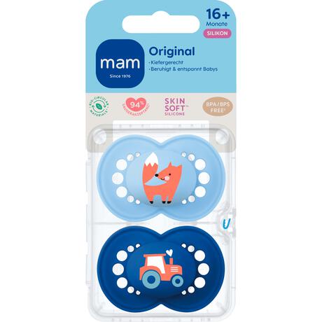 MAM Baby Original Fopspenen 16+ maanden Blue 2 stuks