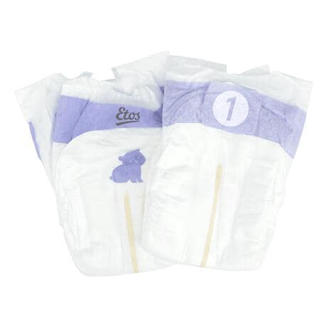 Etos Luiers Newborn Maat 1 2-5 kg Trial Pack 20 stuks