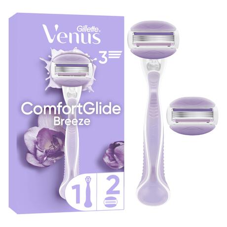 Gillette Venus ComfortGlide Breeze Scheersysteem + 2 Navulmesjes