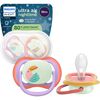 Philips Avent Fopspeen Ultra Air Night 18M+ SCF376/33 2 stuks