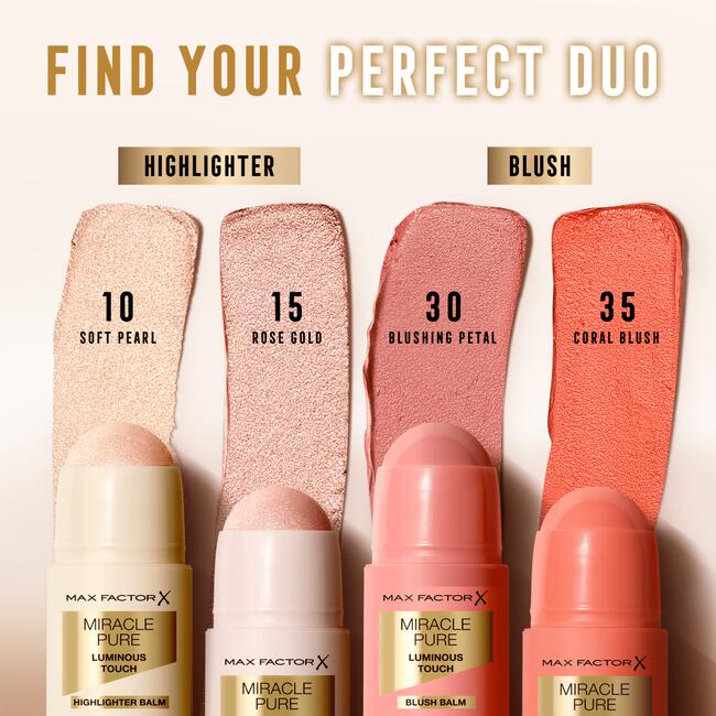 Max Factor Miracle Pure Luminous Touch Highlighter Balm 15 Rose Gold